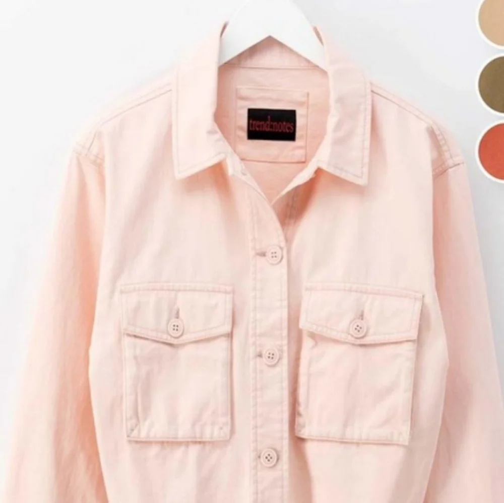 Lightweight Blush Jean Jacket - Picture 1 of 5